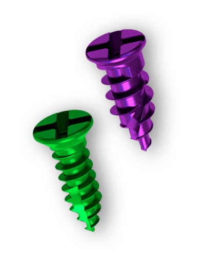 Graftek osteosynthesis screws for bone grafts