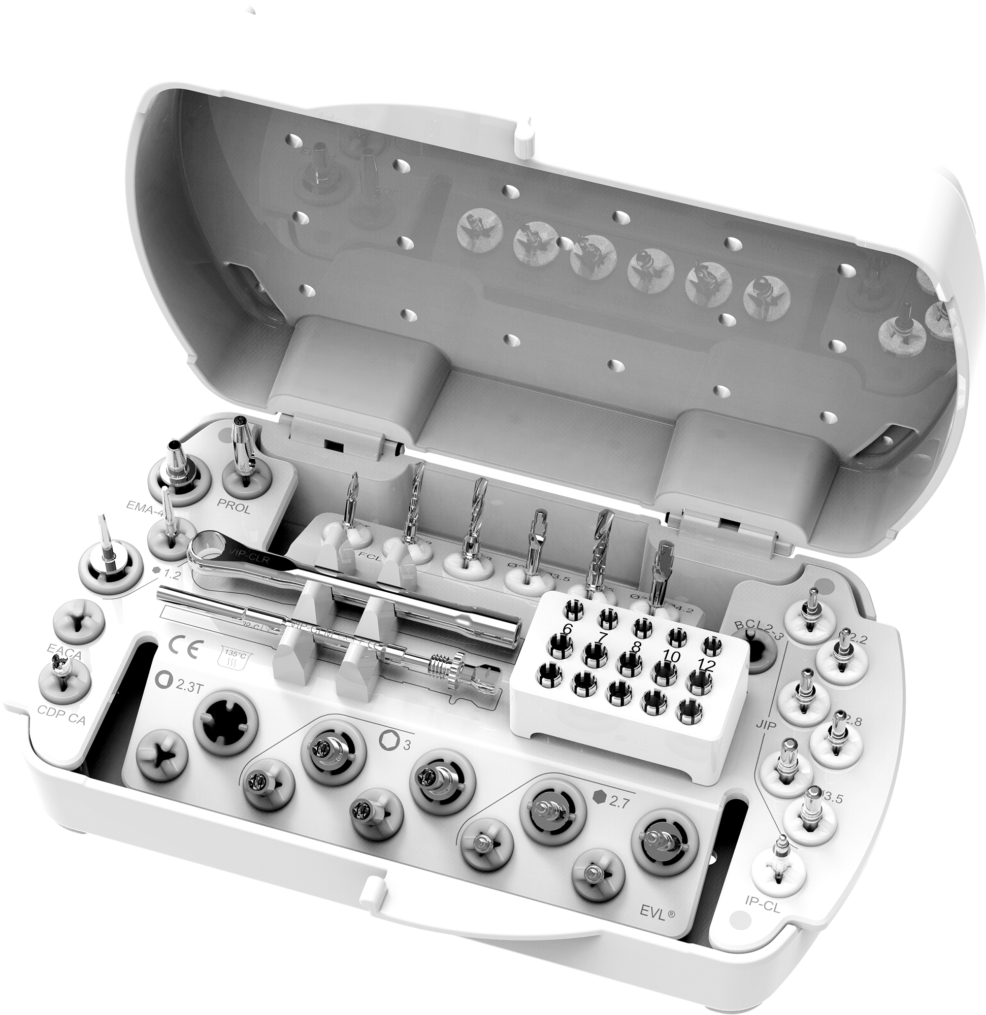 Kaseta chirurgiczna systemu implantologicznego EVL®