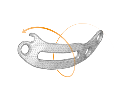 Natural Fit plate from the Ortrautek range