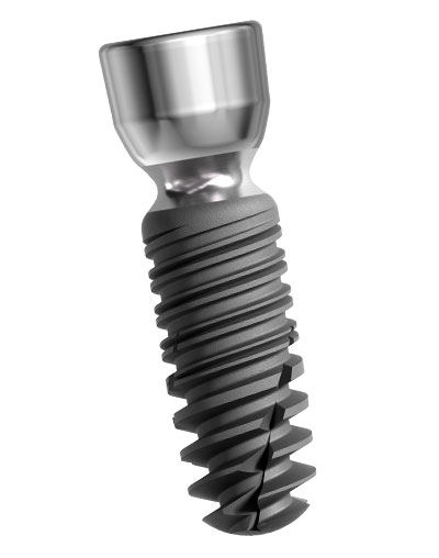 View of a healing screw in a twinKon® implant