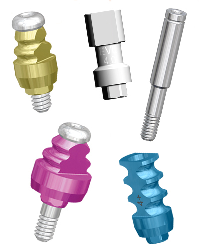 Colonnes et Transferts pour implant dentaire EVL®