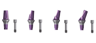 Standard abutments and healing screws for In-Kone® dental implants