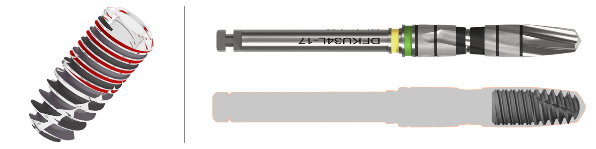 In-Kone® filettatura e silhouette della fresa - MCI