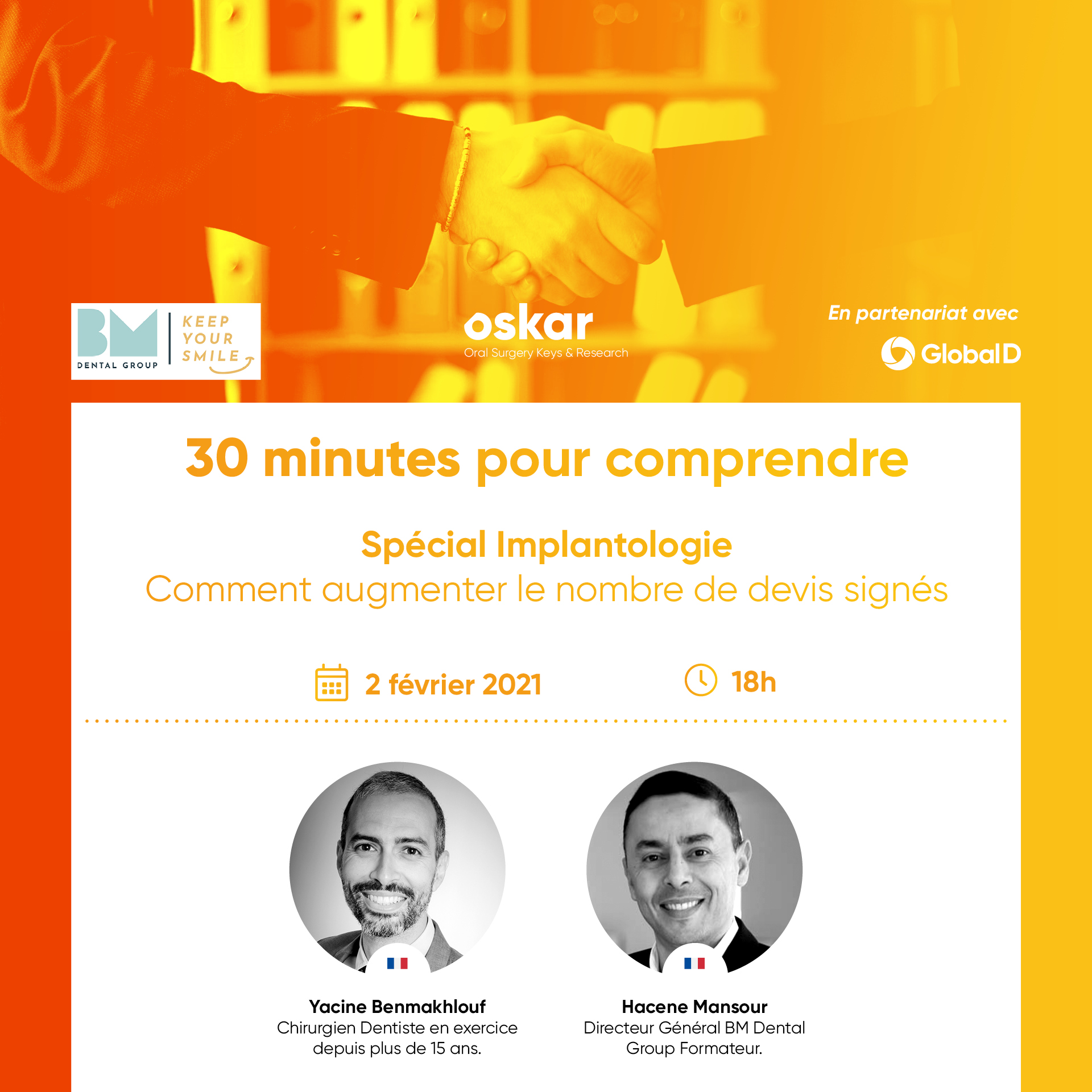 Actualités Formation_Webinar "30 minutes pour comprendre" - Spécial Implantologie