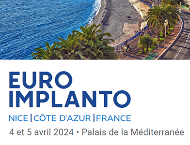EURO IMPLANTO 2024 - 6ème congrès à Nice
