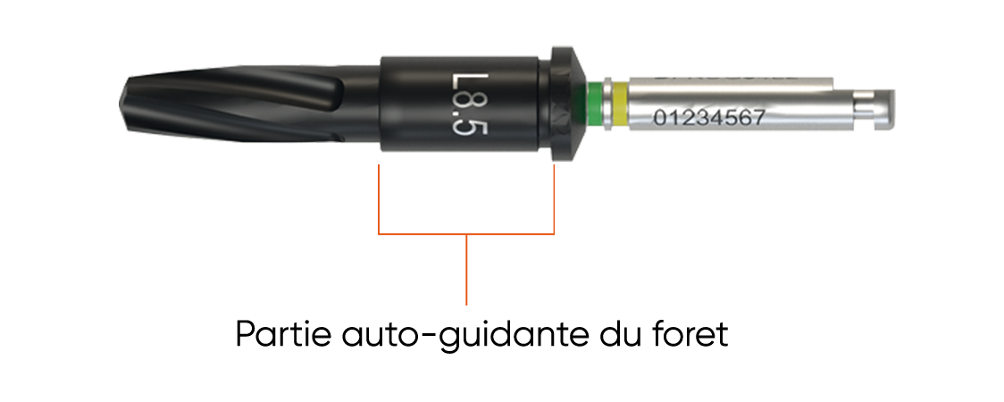 Partie auto-guidante du foret G42 Global&nbsp;D